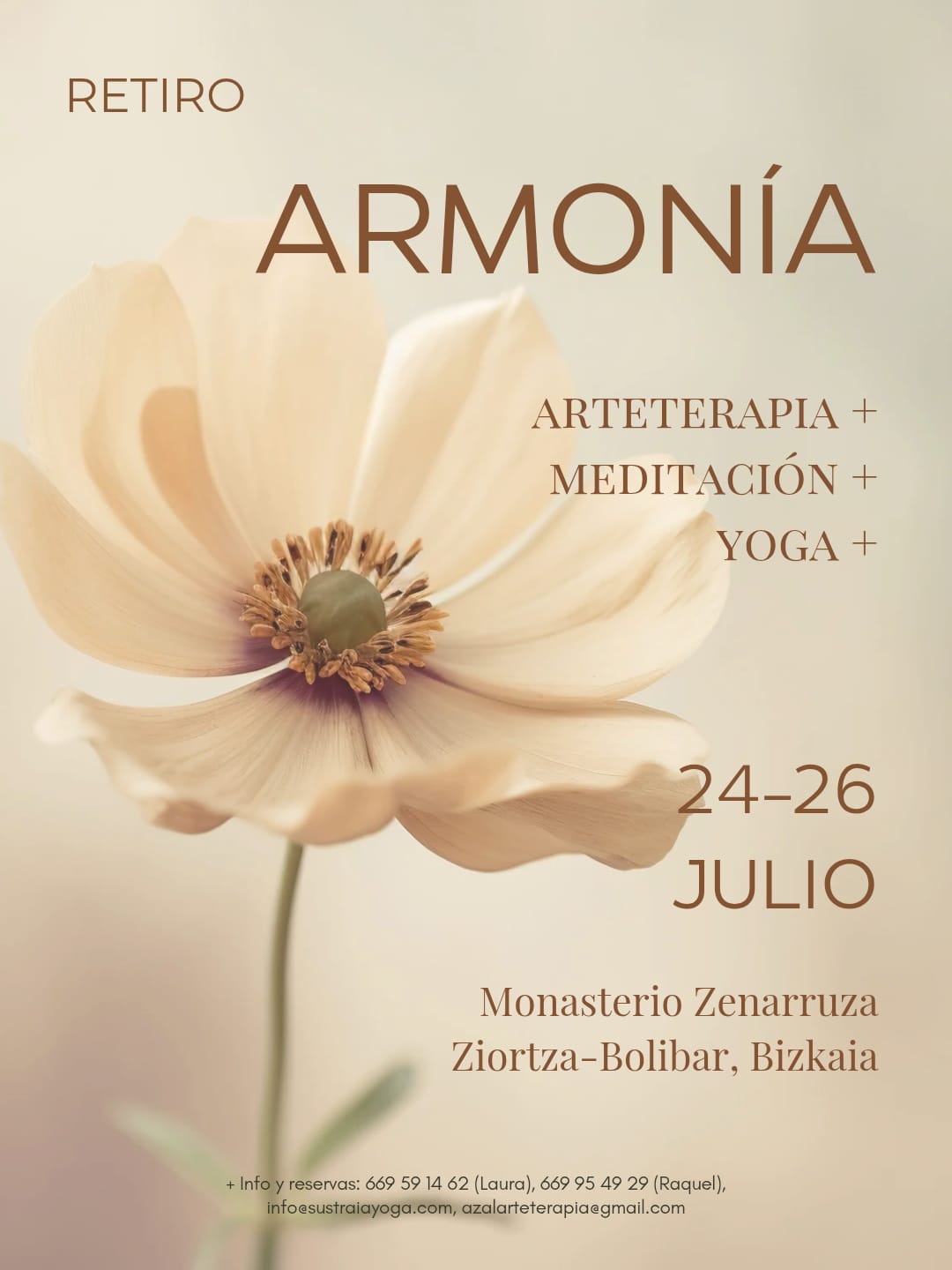 RETIRO ARMONÍA: JULIO 2026